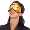 Flaming Baseball Sleep Mask view 4