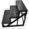 Dog Stairs with Removable, Washable Zippered Cover and High-Density Faux Fur for Beds and Sofas view 2
