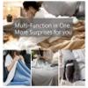 Dark Green Moon Fleece Blanket, Soft Washable Throw, 150 x 180 cm view 4