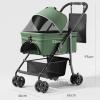 3-in-1 Pet Travel System with Carrier, Car Seat and Stroller, Blue view 2
