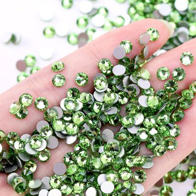 1440-Piece Self-Adhesive Glitter Rhinestones, Flatback