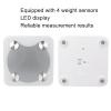 Digital Bathroom Scale, High-Precision Body Weight Scale with Illuminated LED Display, App-Synced view 2