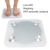 Digital Bathroom Scale, High-Precision Body Weight Scale with Illuminated LED Display, App-Synced view 3