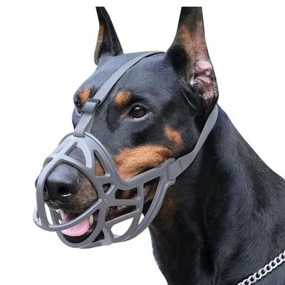 Secure Dog Muzzle, Size 5, Allows Panting and Drinking