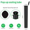 Urekt 116 mm King-Size Storage Tubes, Black, 100-Pack view 2