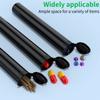 Urekt 116 mm King-Size Storage Tubes, Black, 100-Pack view 4