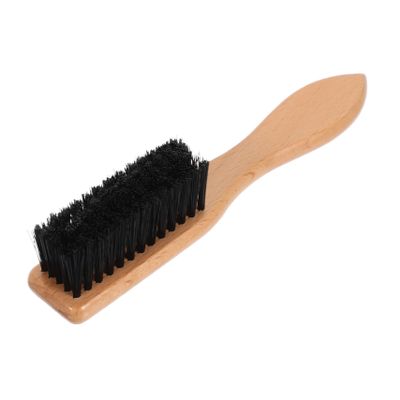 Angoily 3-Piece Practical Beard Brush Set with Ergonomic Wooden Handle and Natural Bristles
