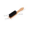Angoily 3-Piece Practical Beard Brush Set with Ergonomic Wooden Handle and Natural Bristles view 4