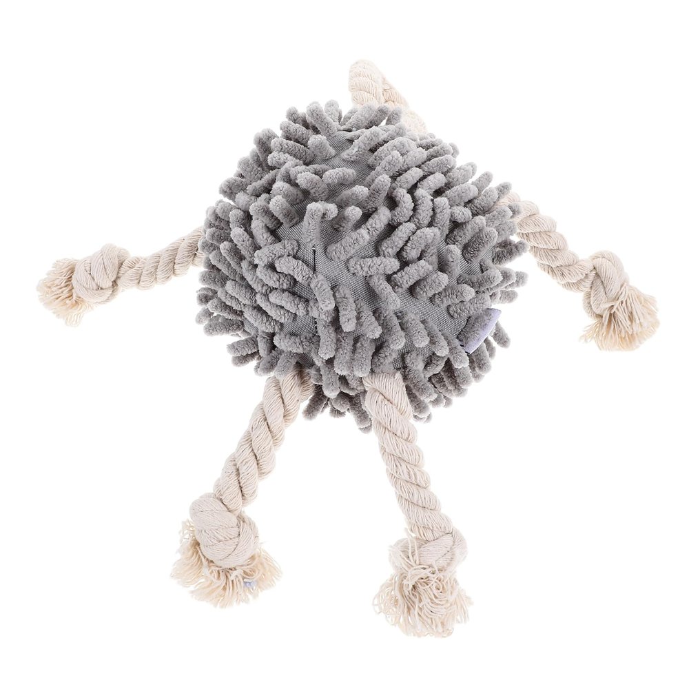 Angoily Plush Dog Tug Toy with Squeaker