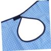 Plaid Adult Bib with Firm Crumb Catcher view 2