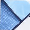 Plaid Adult Bib with Firm Crumb Catcher view 3