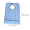 Plaid Adult Bib with Firm Crumb Catcher view 4