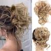 RPAEOY 2-Pack Messy Bun Hairpieces with Elastic Band, Light Brown view 1