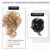 RPAEOY 2-Pack Messy Bun Hairpieces with Elastic Band, Light Brown view 3