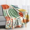 Plush Blanket 130 x 160 cm for Kids, Abstract Colorful Flannel Fleece Throw view 3