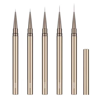Nail Art Liner Brushes and Dotting Tools, 5-Piece Set