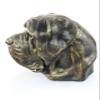 Art-Dog Big Head English Mastiff Dog Urn, Handcrafted Resin with Bronze Finish, 31 x 30 x 32 cm view 4