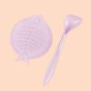 curfair Silicone Pet Food Can Lid with Spoon, Food-Grade, Reusable, Pink, 374 ml view 2