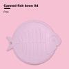 curfair Silicone Pet Food Can Lid with Spoon, Food-Grade, Reusable, Pink, 374 ml view 4