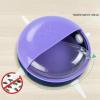 2-Piece Silicone Milk Bowl Set for Puppies and Kittens with Silicone Nipples, Purple, 11 × 15 cm view 4