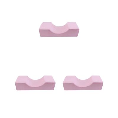Leisurealeaneag Eyelash Pillow Neck Support, Pink, 3 Pieces