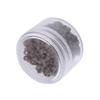 3 Sets of 500 3 mm Silicone-Lined Micro Nano Rings for I-Tip Hair Extensions, Brown view 2