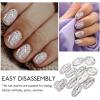 VINTORKY 12-Piece Jesus Nail Art Charms for Unique Nail Designs view 4