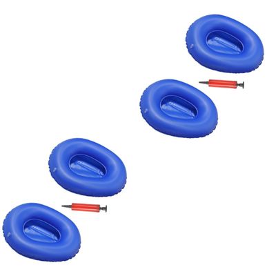 LALAFINA 4-Pack Inflatable Bedpans for Seniors with Inflator