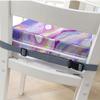 FANSU Children's Booster Seat Cushion, Marble Print, Purple, 40 x 40 x 10 cm view 3