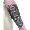 2 Sheets Temporary Tattoo Stickers for Women and Men, Plant-Based Ink, Waterproof, Semipermanent Angel Wings view 2