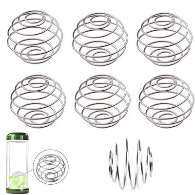 6-Piece Stainless Steel Protein Shaker Ball Set for Sports & Fitness