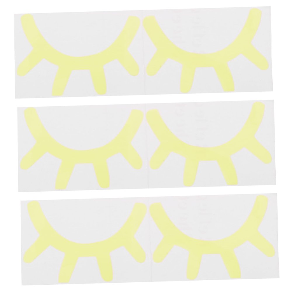 BESTonZON 3-Sheet Glow-in-the-Dark Eyebrow Wall Stickers, Creative Night Lights for Children's Rooms, Easy to Apply, Removable and Durable