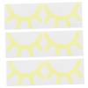 BESTonZON 3-Sheet Glow-in-the-Dark Eyebrow Wall Stickers, Creative Night Lights for Children's Rooms, Easy to Apply, Removable and Durable view 1