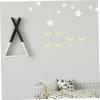 BESTonZON 3-Sheet Glow-in-the-Dark Eyebrow Wall Stickers, Creative Night Lights for Children's Rooms, Easy to Apply, Removable and Durable view 4