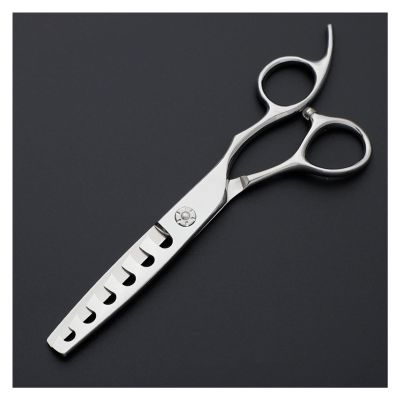 CrEev 5.75-Inch Texturizing Trimming Scissors, 6-Tooth Thinning Shears