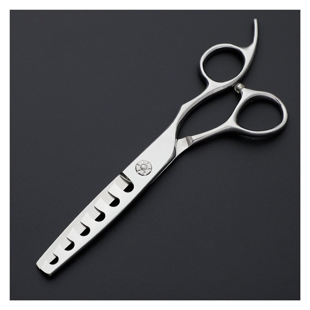 CrEev 5.75-Inch Texturizing Trimming Scissors, 6-Tooth Thinning Shears