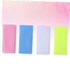 minkissy 4-Piece Nylon Exfoliating Bath Towels, Long Back Scrubbers, Mixed Colors view 2