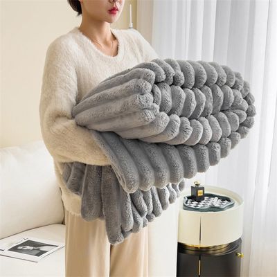 Thick Cozy Sherpa Fleece Blanket, Extra Warm, 150 x 200 cm, Color 37#