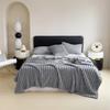 Thick Cozy Sherpa Fleece Blanket, Extra Warm, 150 x 200 cm, Color 37# view 2