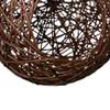 ELMAIN Hamster Toy, 2-Piece Rattan Hammock, Pink view 3