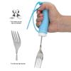 ANKROYU Flexible Rotating Feeding Fork, Stainless Steel Self-Feeding Utensil for People with Disabilities and Older Adults view 4