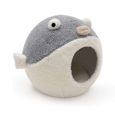 Calming PVC Pet Bed, Gray, 36 x 36 x 32 cm