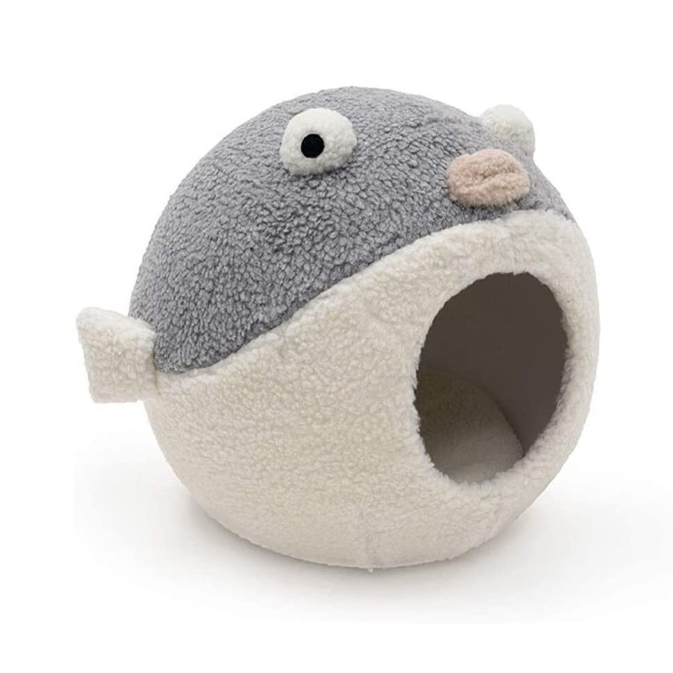 Calming PVC Pet Bed, Gray, 36 x 36 x 32 cm