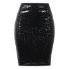 Women's Sequin Long Skirt, Low Waist, Party, Y2K Streetwear view 2