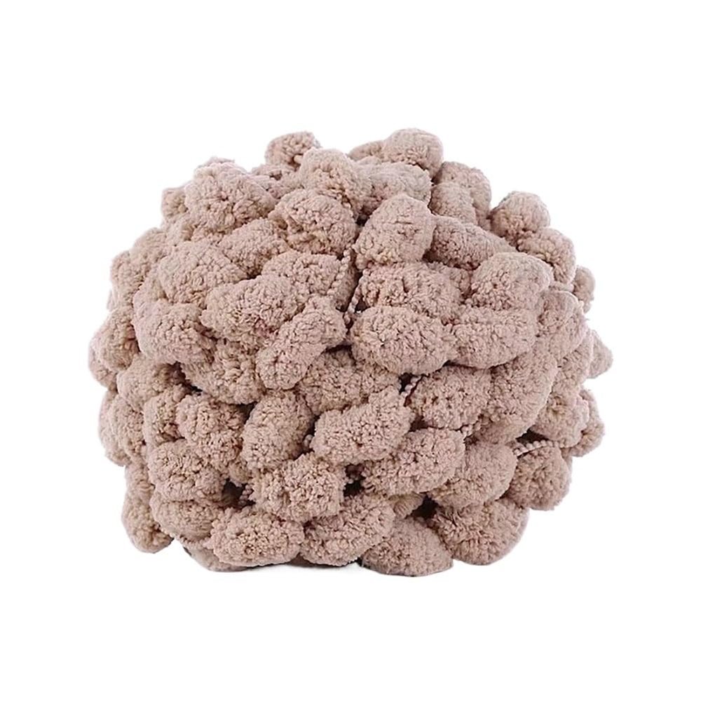 130 g Ball of Super-Soft Thick Fluffy Polyester Yarn for Blankets, DIY Arm Knitting (Color 19)