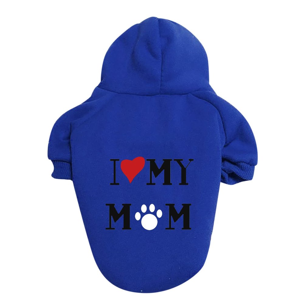 Dog Sweater I Love My MOM / I Love My DAD