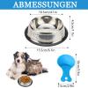 3-Pack Stainless Steel Cat Bowls with Non-Slip Base view 2