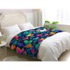 Girls' Hearts Plush Fleece Blanket, 51 x 63 in, Colorful view 2