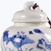 BRDECOR Small Ceramic Urns for Human Ashes, Mini Cremation Urns for Adults and Pets, Handmade Peony Memorial Urn view 2