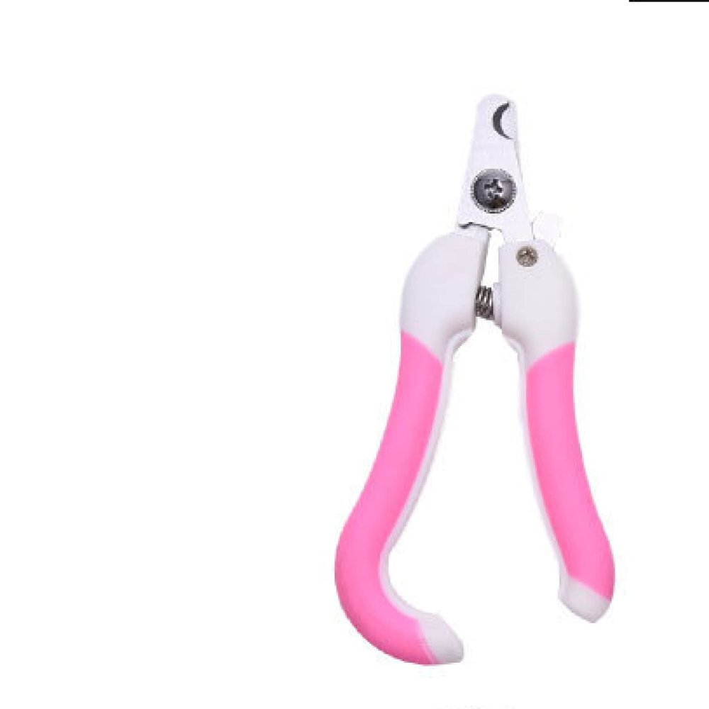 SOYDAN Pet Nail Clippers for Dogs and Cats, Stainless Steel, Pink, Twin